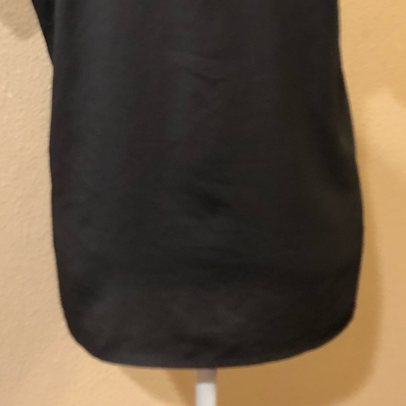 (No brand found) Black Short Sleeve Blouse Size 6 - Picture 4 of 4